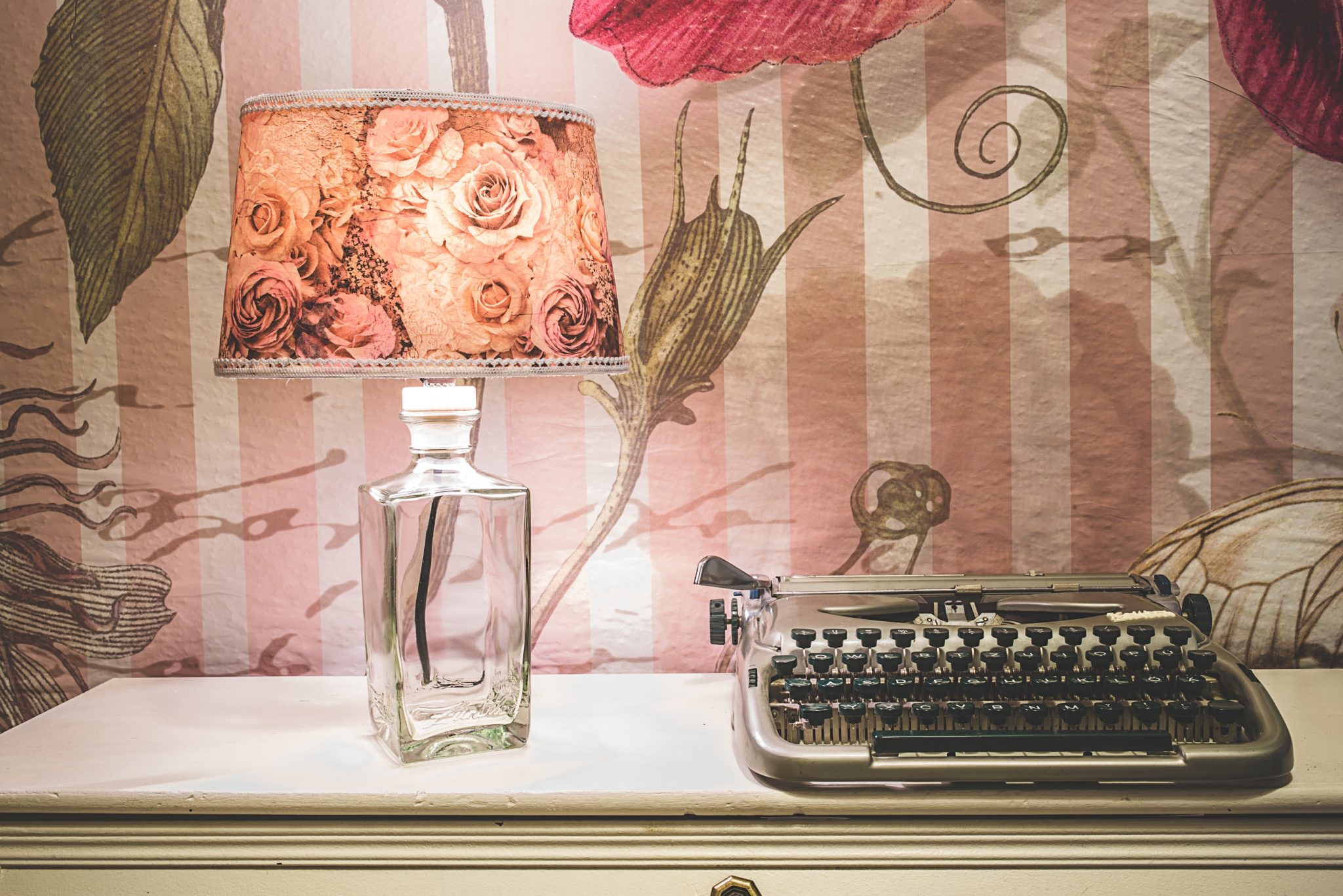 Stehlampe - klein/mit Motiv